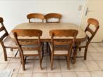 Eettafel met 6 stoelen, Ophalen of Verzenden