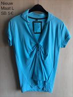 Nieuw - Blauw poloshirt Sutherland - maat L, Kleding | Dames, Sutherland, Ophalen of Verzenden, Nieuw, Maat 42/44 (L)