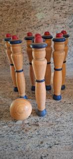 Vintage Franse houten kegels, Ophalen of Verzenden