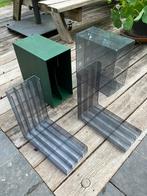 Vintage platenbak/vinylhouder, Ophalen, Gebruikt