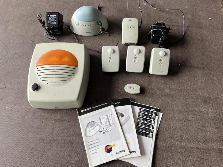 Draadloos woning alarm van Philips, Hobby en Vrije tijd, Elektronica-componenten, Gebruikt, Ophalen