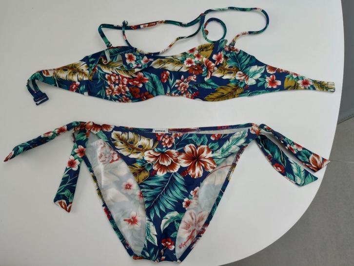Bikini jungle-motief Pimkie : maat 34 + 40, Kleding | Dames, Badmode en Zwemkleding, Zo goed als nieuw, Bikini, Overige kleuren