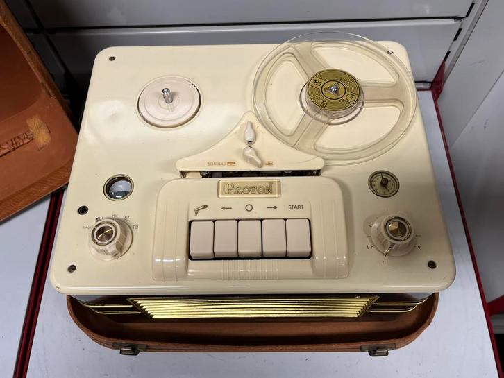 Magnétophone à bandes PROTON – Années 50/60, TV, Hi-fi & Vidéo, Enregistreurs audio, Magnétophone, Enlèvement