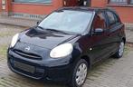 Nissan Micra 1.2 Benzine – 2012 – Gekeurd – Goed onderhouden, Auto's, Euro 5, Zwart, Micra, Handgeschakeld