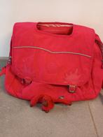 Kipling true pink boekentas met aapje, Ophalen of Verzenden, Zo goed als nieuw