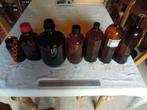 bouteille verre brun pot de pharmacie pot en verre, Autres types, Utilisé, Enlèvement ou Envoi