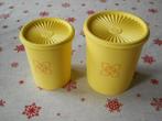 Lot 2 Tupperware vintage, Maison & Meubles, Cuisine| Tupperware, Jaune, Enlèvement, Boîte, Utilisé