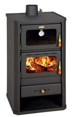 Pôele à bois - 12 Kw, Ophalen, Vrijstaand, Hout, Nieuw