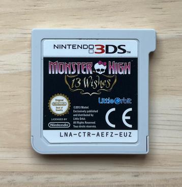 Monster High 13 Wishes (3DS) disponible aux enchères