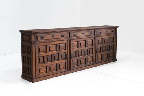 Vintage Brutalist Sideboard dressoir, Antiek en Kunst, Antiek | Meubels | Stoelen en Sofa's, Ophalen