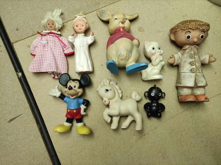 Veel zeer oude Pouet Pouet, Dakko-Chan Winky Blinky, Verzamelen, Film en Tv, Gebruikt, Tv, Actiefiguur of Pop, Ophalen of Verzenden