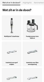 Braun MultiQuick 7087x, Ophalen, Zo goed als nieuw