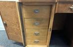 Mooi gevormd vintage Frans bureau in de Art-Deco stijl, Ophalen, Gebruikt, Bureau