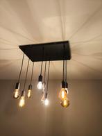 Hanglamp Corep Aksel zwart 9x E27, Ophalen, Zo goed als nieuw