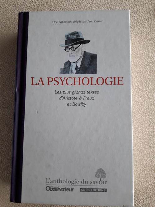 LA PSYCHOLOGIE:Les+ grands textes d'Aristote à Freud, Livres, Psychologie, Comme neuf, Enlèvement