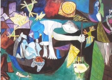 Picasso 'Pêche nocturne à Antibes' (51 x 33 cm)