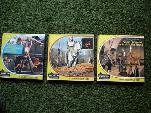 3 x super 8 films 16 + compleet set RAIMUND HARMSDORF, Audio, Tv en Foto, Filmrollen, 8mm film, Ophalen