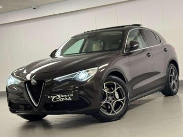 Alfa Romeo Stelvio 2.2 JTD AT8 SPORT TO PANO GPS CAMERA CUIR beschikbaar voor biedingen
