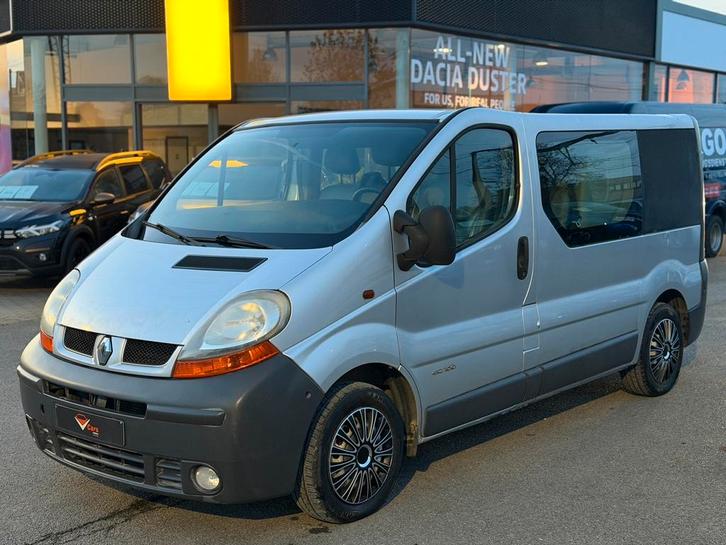 Renault trafic dubbele cabine 6pl 1ste eig. Airco+ keuring, Auto's, Bestelwagens en Lichte vracht, Bedrijf, Te koop, Centrale vergrendeling
