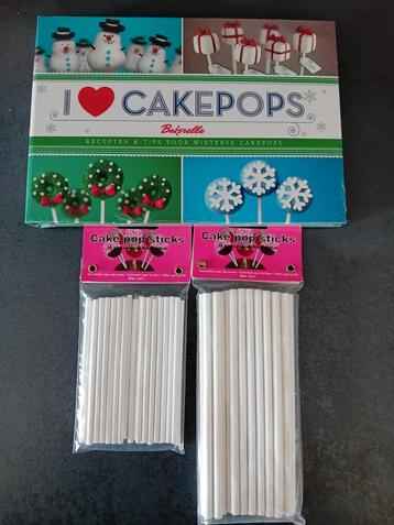 NIEUW Angie Dudley - I love cakepops inclusief 60 sticks