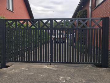 tuinpoorten  direct leverbaar 300cm breed (aluminium) beschikbaar voor biedingen