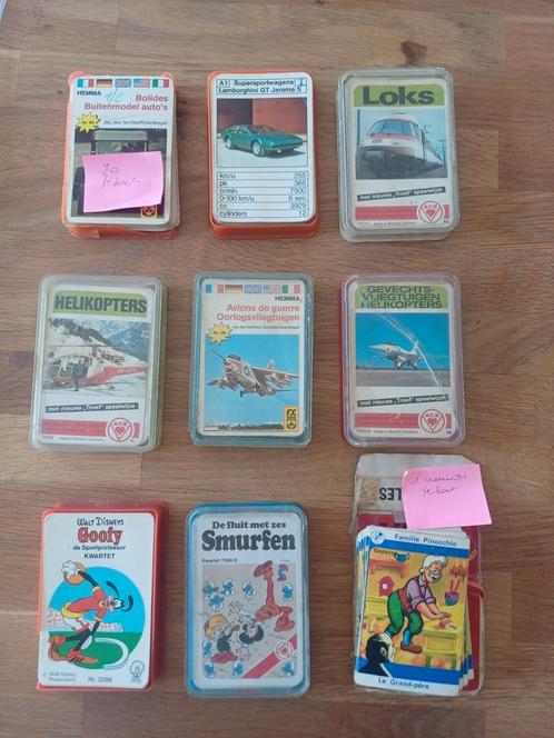 Oude kwartetspelen, Verzamelen, Speelkaarten, Jokers en Kwartetten, Zo goed als nieuw, Ophalen of Verzenden