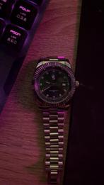 horloge heren gg luxe, Handtassen en Accessoires, Horloges | Heren, Staal, Staal, Polshorloge, Zo goed als nieuw
