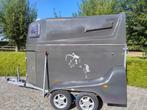 paardentrailer met zadelkamer, Ophalen, Gebruikt, Polyester, 2-paards trailer