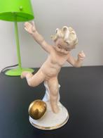 Gemerkt Duits retro porseleinen Art Deco beeldje, Ophalen, Zo goed als nieuw, Overige typen