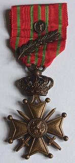oorlogskruis 1914-1918 met palm en bronzen leeuw, Ophalen of Verzenden, Overige soorten, Lintje, Medaille of Wings