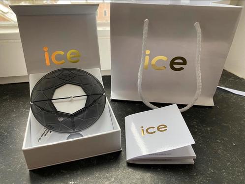 Ice Watch Jewellery bracelet diamant cordon noir neuf (np 99, Bijoux, Sacs & Beauté, Bracelets, Neuf, Autres matériaux, Avec pierre précieuse