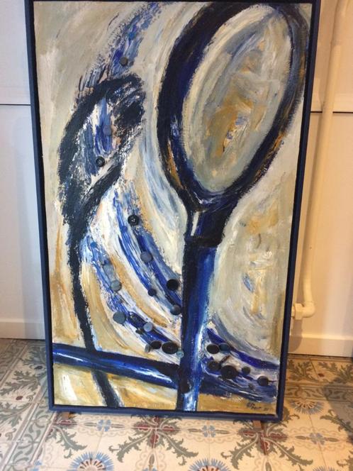 Mixed media – Gigi Praet – “Catwalk”, Antiek en Kunst, Kunst | Schilderijen | Modern, Ophalen
