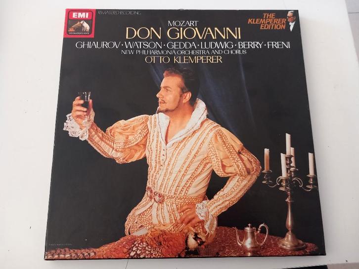 Vinyl 3LP Box Klassiek Don Giovanni Opera Mozart Klemperer, Cd's en Dvd's, Vinyl | Klassiek, Opera of Operette, 12 inch, Ophalen of Verzenden