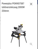 Tafelzaag Powerplus 2000 W, Doe-het-zelf en Bouw, Ophalen, Gebruikt, Afkortzaag, 1200 watt of meer