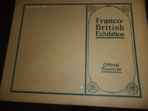 1908 Souvenir officiel de l'Exposition franco-britannique, Livres, Livres d'images & Albums d'images, Enlèvement ou Envoi