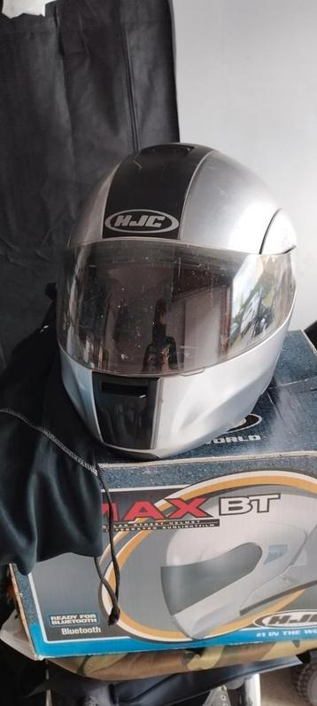système de casque de moto HJC MAX BET GRIS TAILLE XXL
