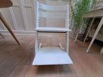 Kinderstoel STOKKE wit zeer goede staat, Enlèvement, Comme neuf, Chaise évolutive