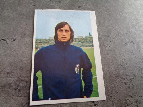  VOETBAL   PRENT PLAATJE  CRUYFF   ED . VANDERHOUT 1970, Hobby en Vrije tijd, Stickers en Plaatjes, Plaatje, Ophalen of Verzenden