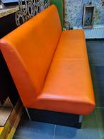 Oranje bank 1.80 b x 95cm h rug, Quatre personnes ou plus, 150 à 200 cm, Synthétique, Enlèvement