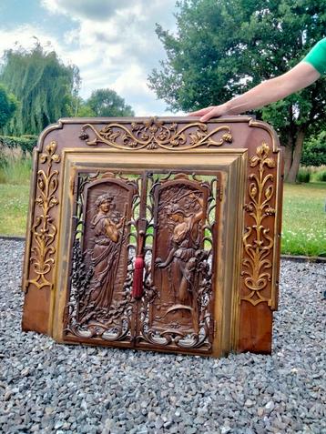 Antiek Art Nouveau Jugendstil haard voorzetstuk  beschikbaar voor biedingen