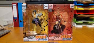Naruto shippuden figurines Sasuke & Sakura