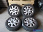 PEUGEOT 307 BANDEN STALEN VELGEN 196 65 15 INCH 4X108, Ophalen, Gebruikt, Peugeot