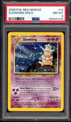 Slowking Holo PSA 8 - 14/111 - Neo Genesis 2000, Hobby en Vrije tijd, Verzamelkaartspellen | Pokémon, Verzenden, Zo goed als nieuw