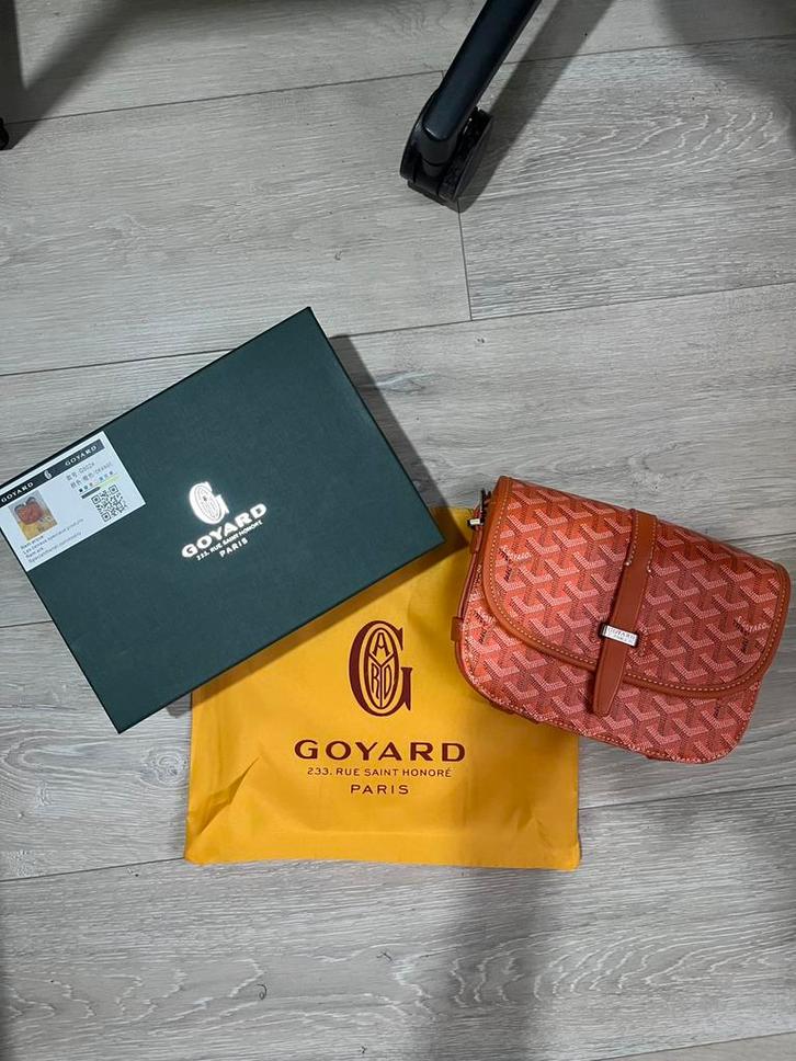 Sacoche Goyard orange, Bijoux, Sacs & Beauté, Sacs | Sacs à bandoulière, Neuf, Autres marques, Orange, Cuir, Enlèvement