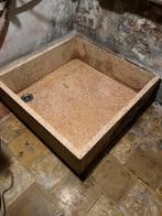 Vintage 1950s granito/terrazo showertray, Ophalen, Gebruikt, Steen, Overige typen