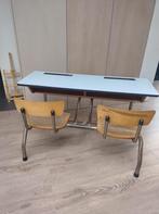 vintage schoolbank, Ophalen, Gebruikt, Bureau