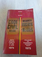 Boek Belgisch burgerlijk wetboek 1975, Ophalen of Verzenden