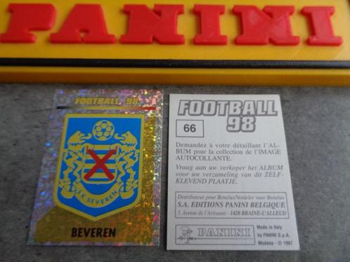 PANINI FOOTBALL AUTOCOLLANT FOOTBALL 98 EMBLÈME  BEVEREN, Hobby & Loisirs créatifs, Autocollants & Images, Autocollant, Enlèvement ou Envoi