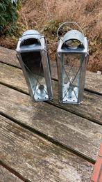 2 kandlaars voor gewone kaars.1glaasje ontbrreft, Ophalen, Zo goed als nieuw