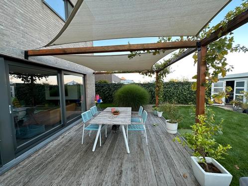 Poutres de pergola pour terrasse de 4 m x 8 m avec supports., Jardin & Terrasse, Poteaux, Poutres & Planches, Comme neuf, Poutres